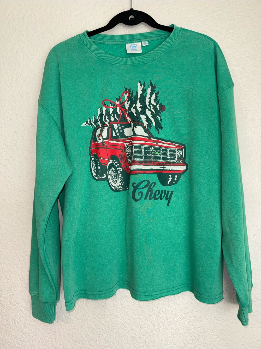 Green Christmas Truck Sweatshirt